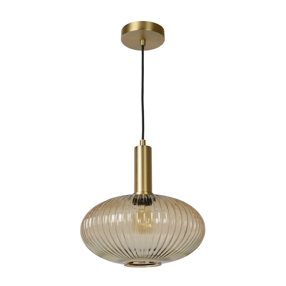Lucide HanglampMaloto Ø 30cm amber - 45386/30/62
